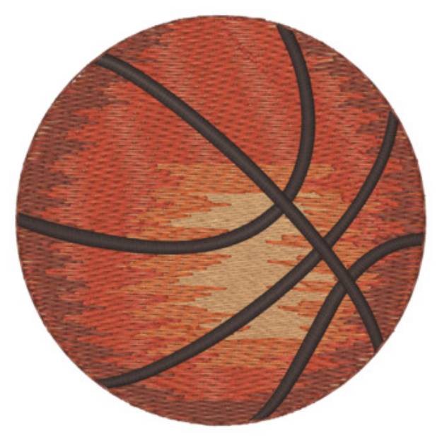 Picture of Sm. Basketball Machine Embroidery Design