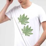 Picture of Stylish Tropical Leaves Applique Embroidery Project Pack