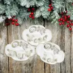 Picture of White Christmas Doilies Embroidery Project Pack
