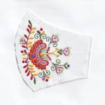 Picture of Colorful Face Mask Embroidery Project Pack