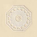 Picture of Cotton Heart Lace And Cutwork Set 8 Embroidery Project Pack