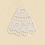 Picture of Cotton Heart Lace And Cutwork Set 6 Embroidery Project Pack