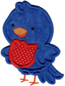 Picture of TweetThingTooApplique1 Machine Embroidery Design