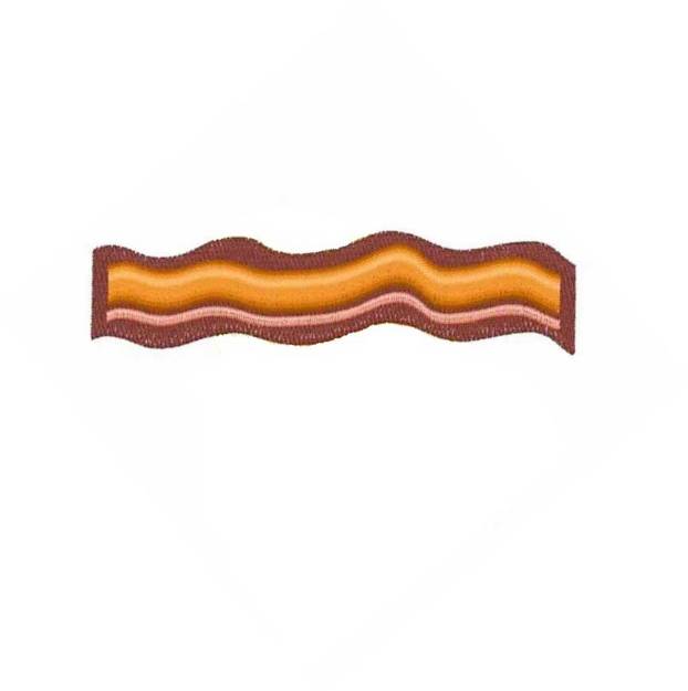 Picture of Bacon Strip Machine Embroidery Design